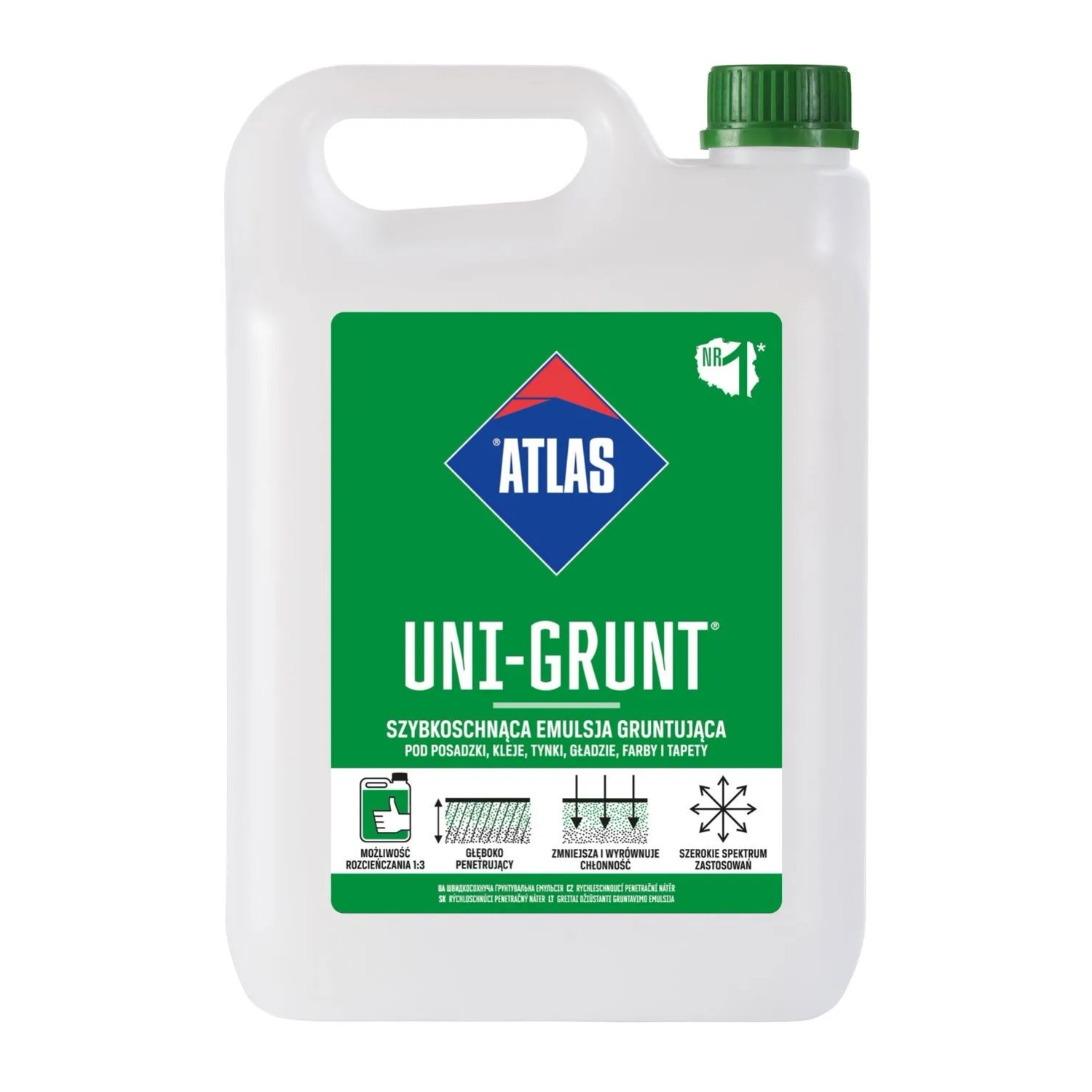 Atlas emulsja gruntująca Unigrunt 4 kg