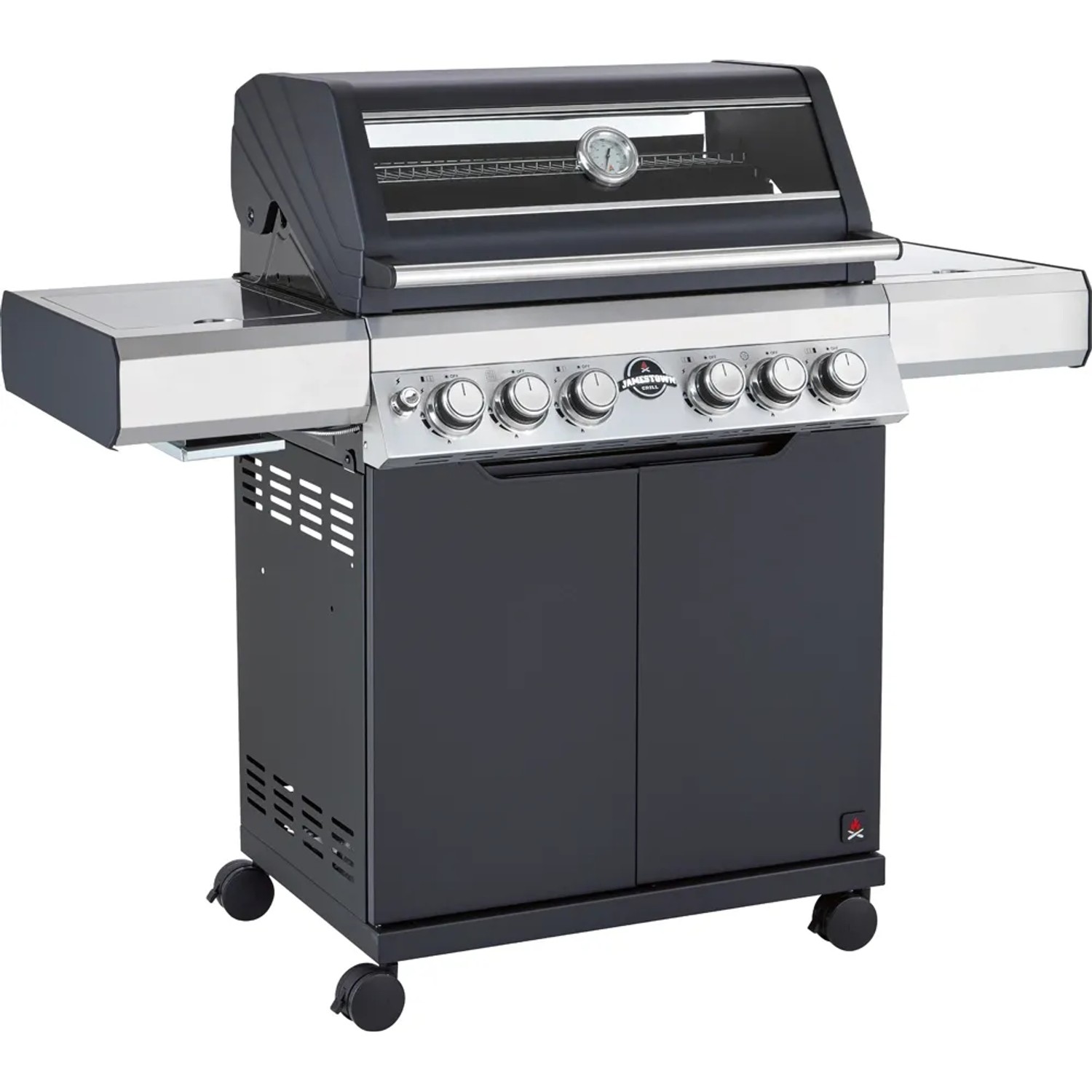 Jamestown Grill gazowy KNOX 4+2-palnikowy 20,5 kW