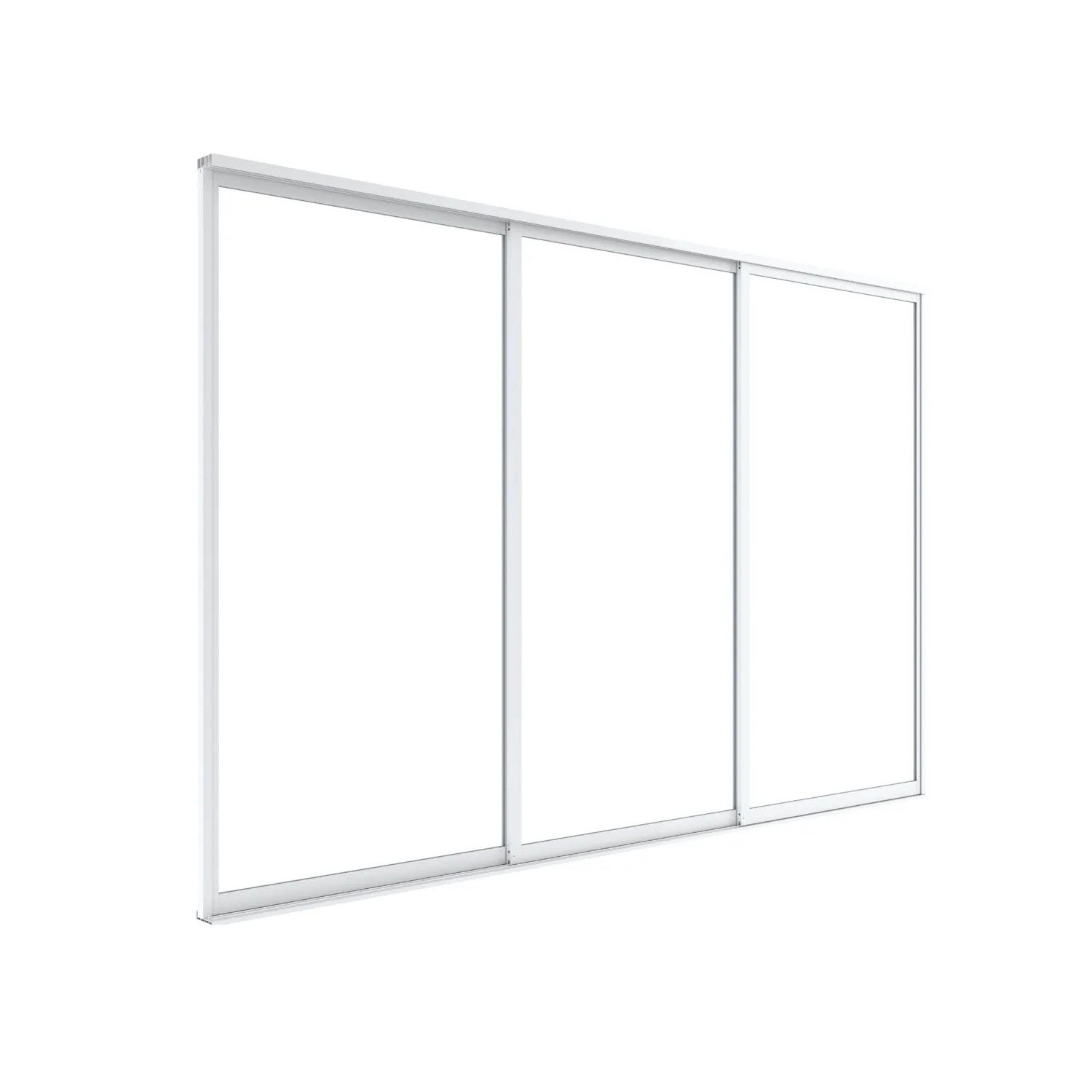 Drzwi przesuwne LUXE białe - 2,7 x 2,18 m