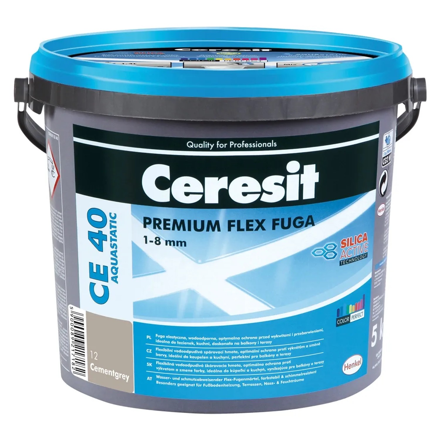 Ceresit Fuga elastyczna CE40 cement grey 5 kg