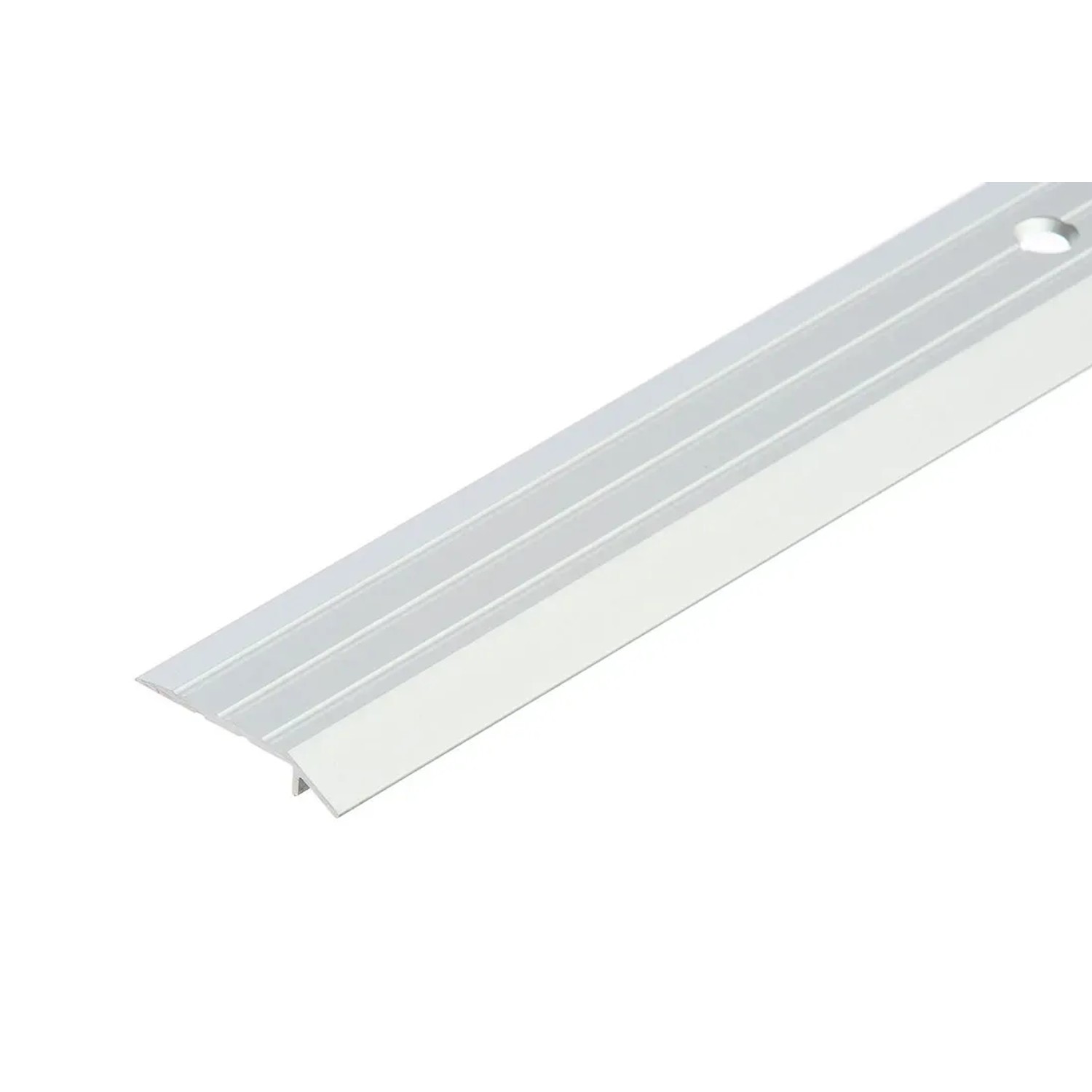 Cezar Profil podłogowy skośny aluminiowy 30 mm x 2 m srebrny