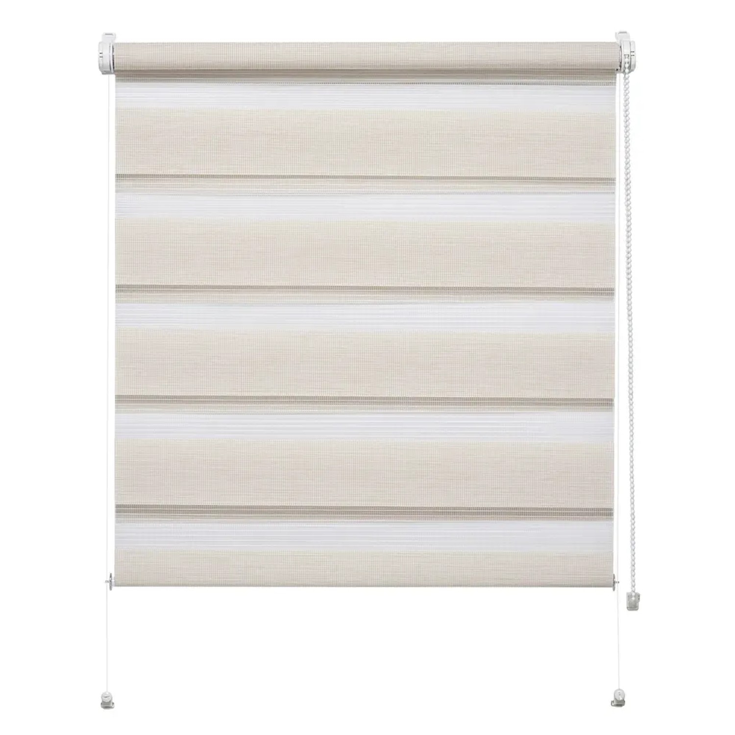 Mini roleta ZEBRA SILVALIN Dzień/Noc kremowa 105 cm x 150 cm
