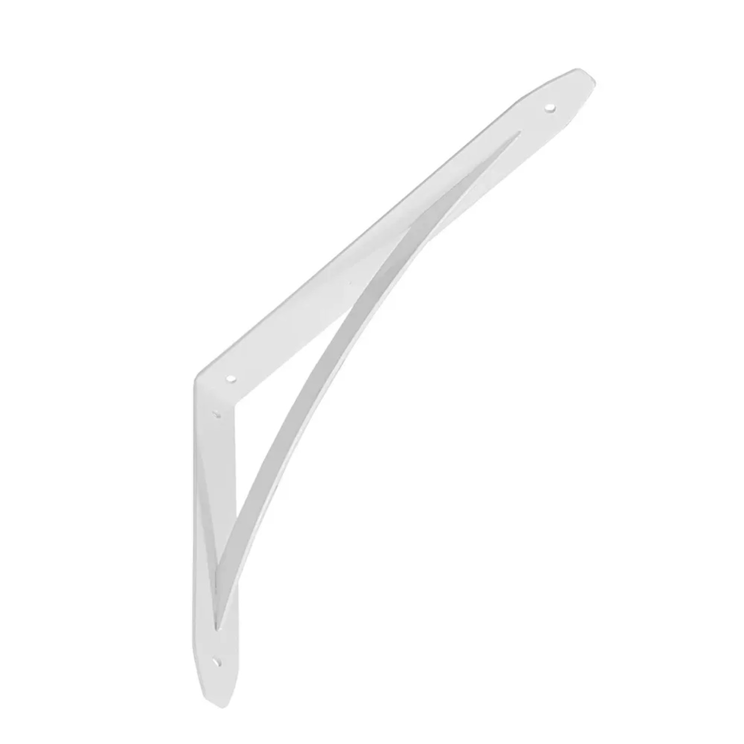 Domax Konsola stalowa łukowa 175 biała 175x125mm