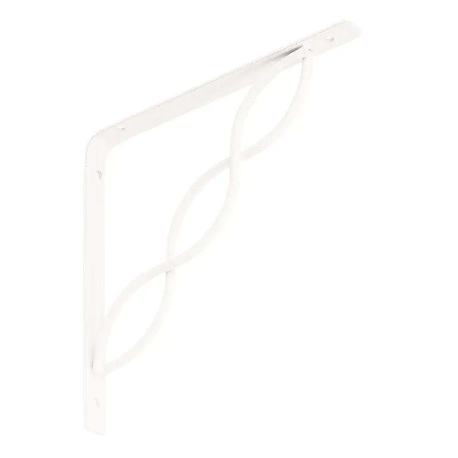 Domax Konsola z prętem przeplatana 200 mm x 200 mm biała