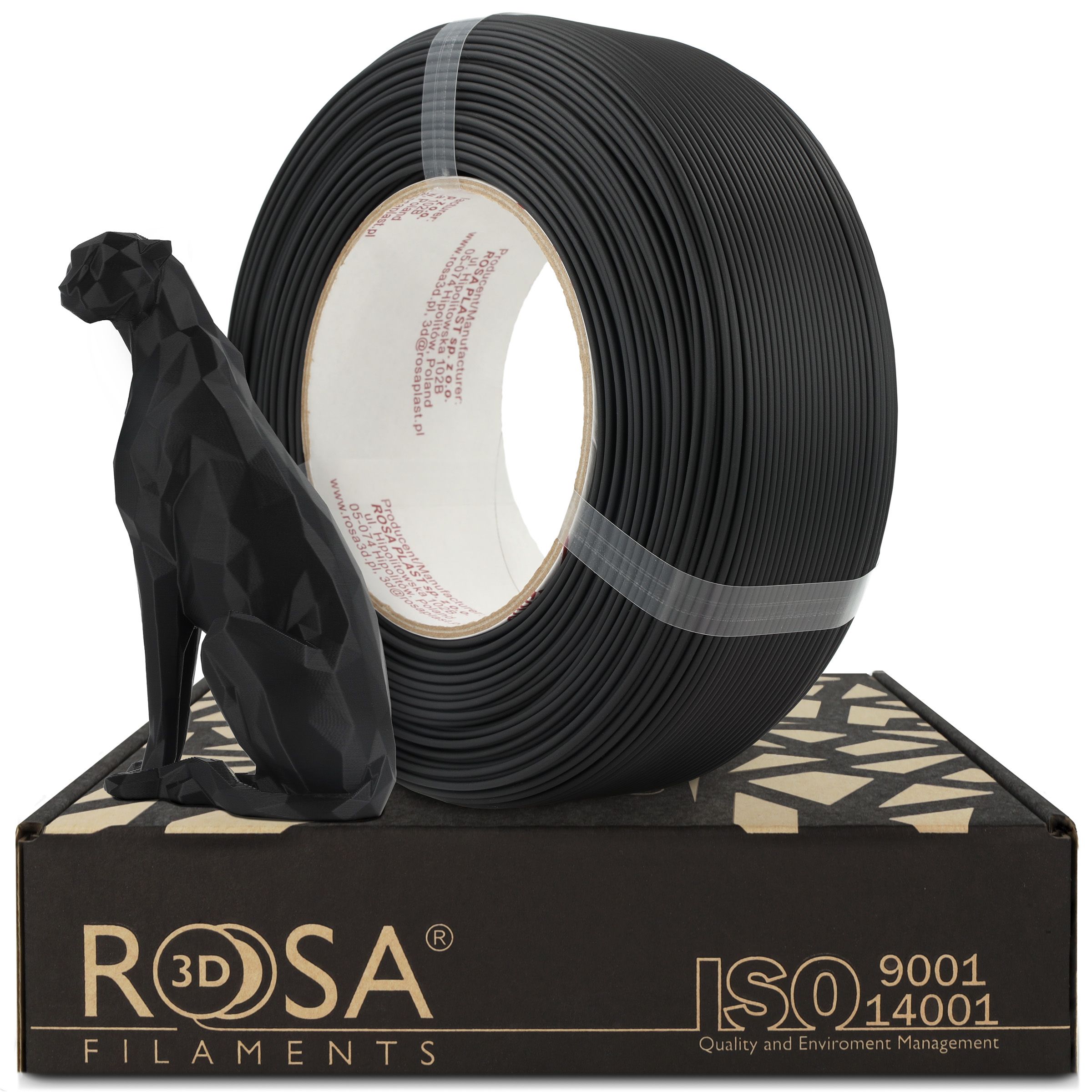 FILAMENT 3D ReFill PLA Speed Matt Black (Refill 1kg / 1.75mm)