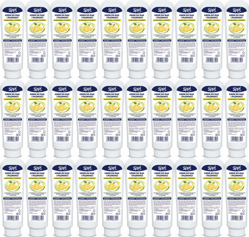 40x Krem do rąk Gold Drop Appi, cytrynowy, 100ml