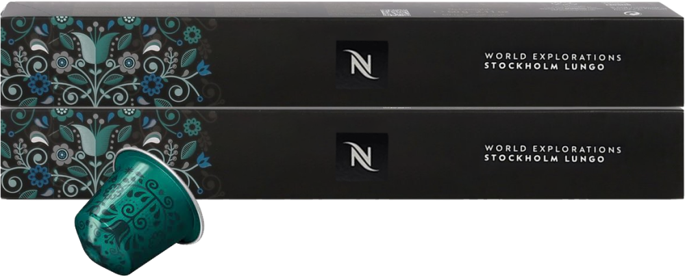 2x Kapsułki do ekspresu Nespresso Stockholm Lungo, 10 sztuk