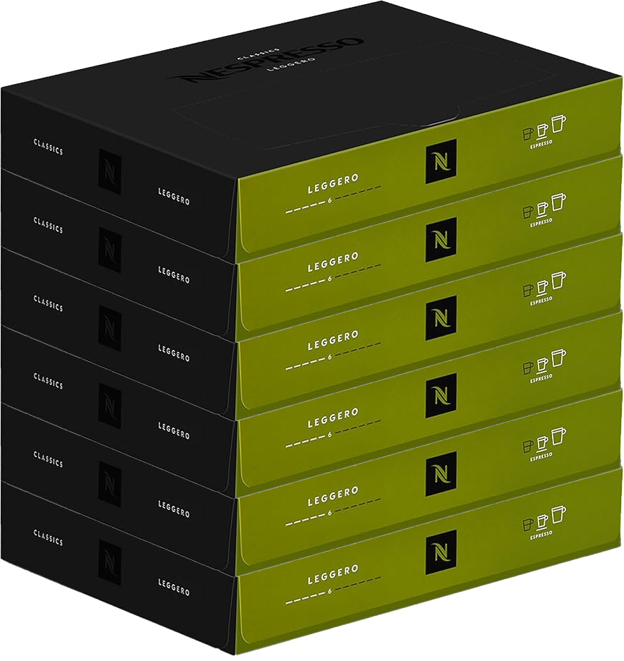 6x Kapsułki do ekspresu Nespresso Leggero, 50 sztuk
