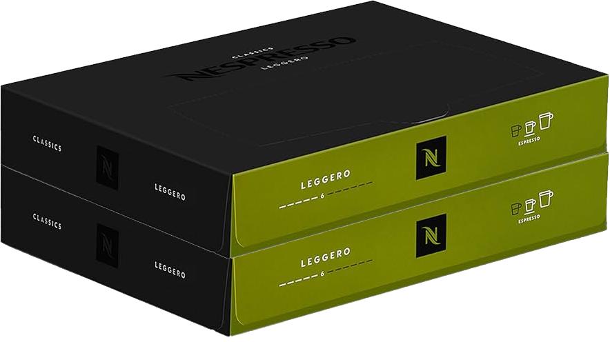 2x Kapsułki do ekspresu Nespresso Leggero, 50 sztuk
