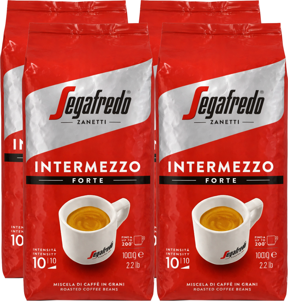 4x Kawa ziarnista Segafredo Intermezzo, 1kg