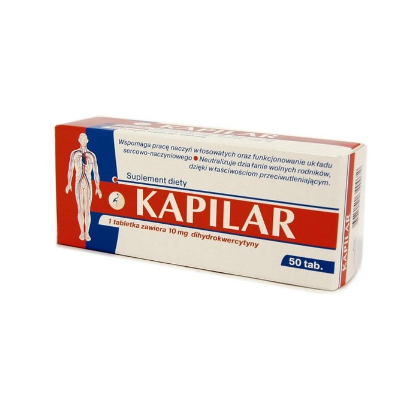 Kapilar - wspiera funkcjonowanie układu sercowo-naczyniowego, 50 tabletek