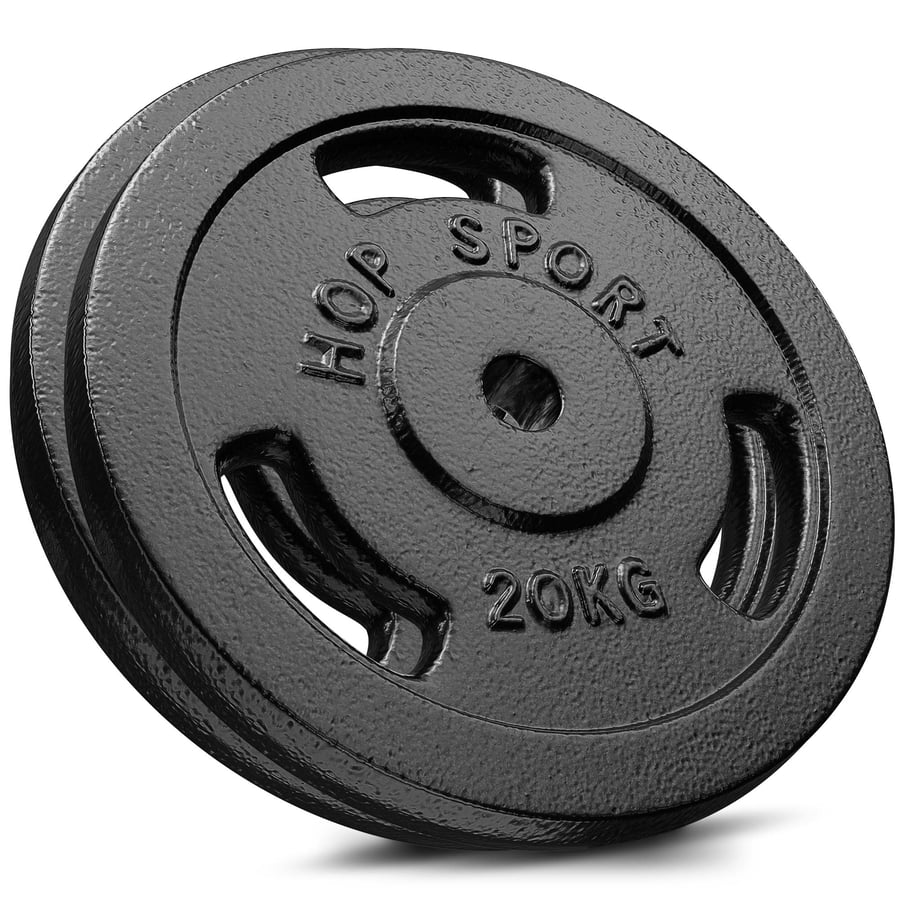 Gusseisen Hantelscheiben-Set 40 kg 2 x 20 kg