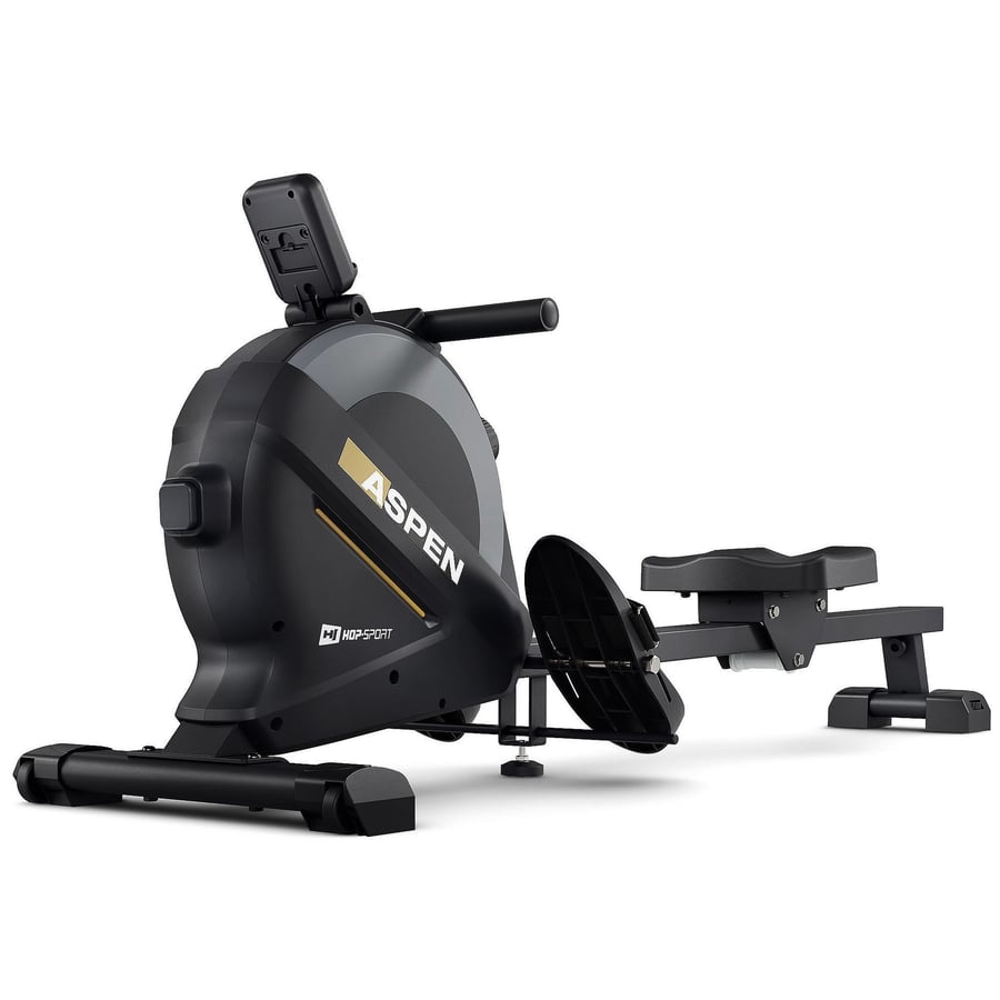 Magnetický veslovací trenažér HS-080R Aspen zlatý