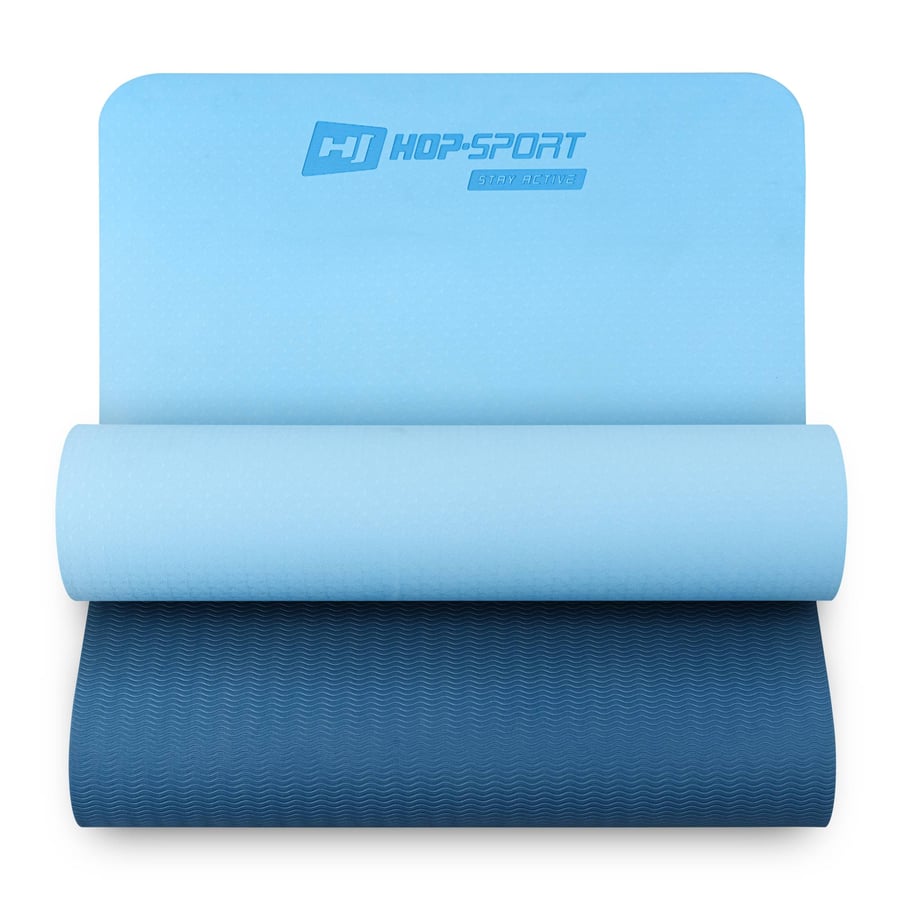 Podložka Fitness TPE 0,6cm modro/bledomodrá