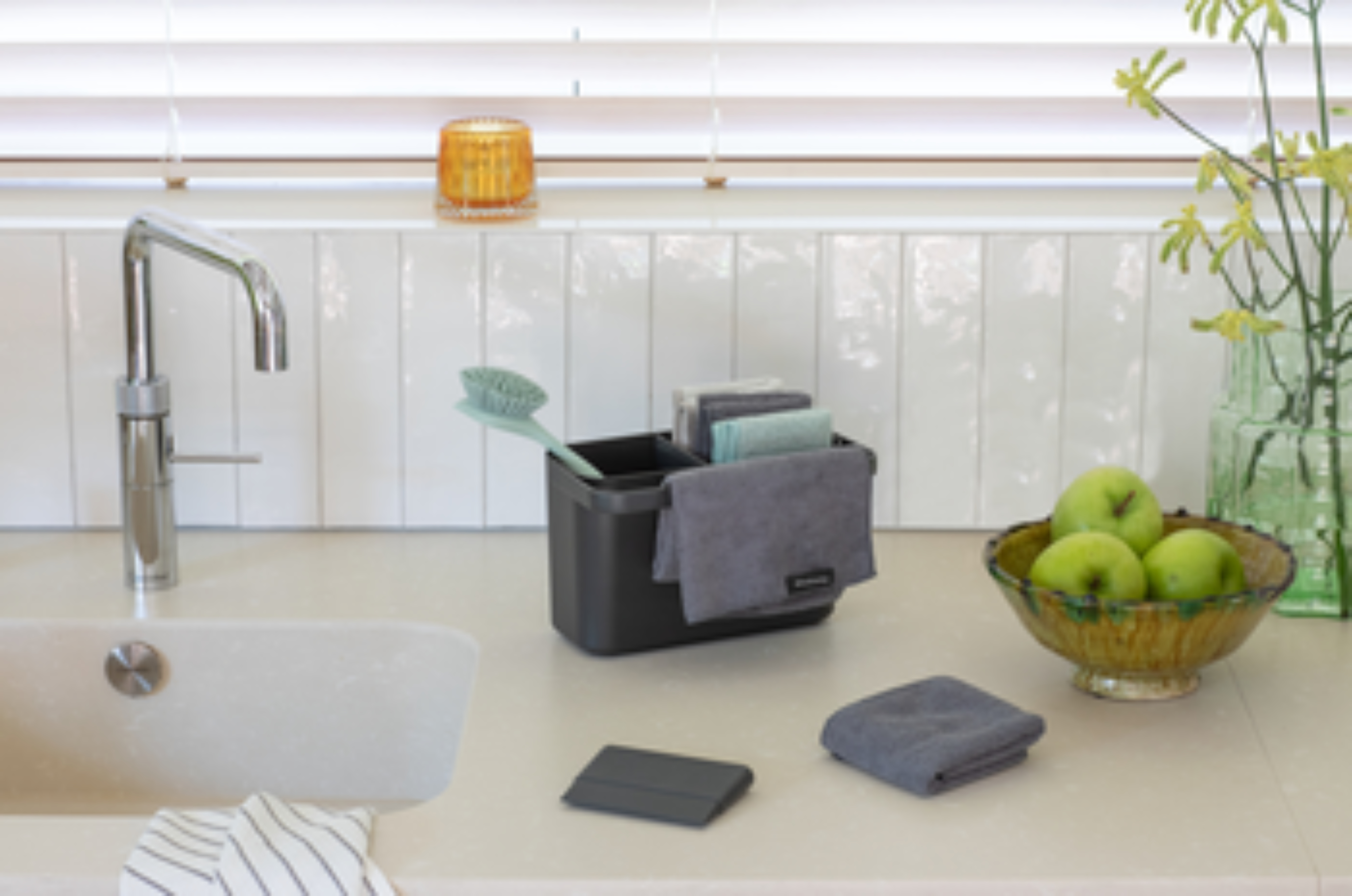 Brabantia Sink Side szczotka do naczyń ciemny szary 233340
