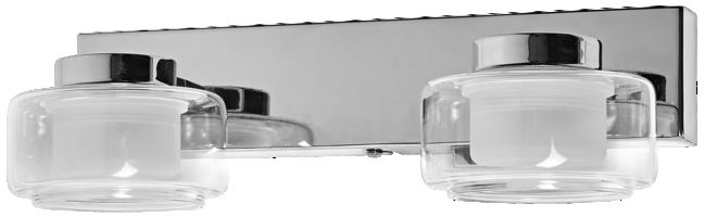 Osram Orbis Flame kinkiet 2x5,5 W chrom