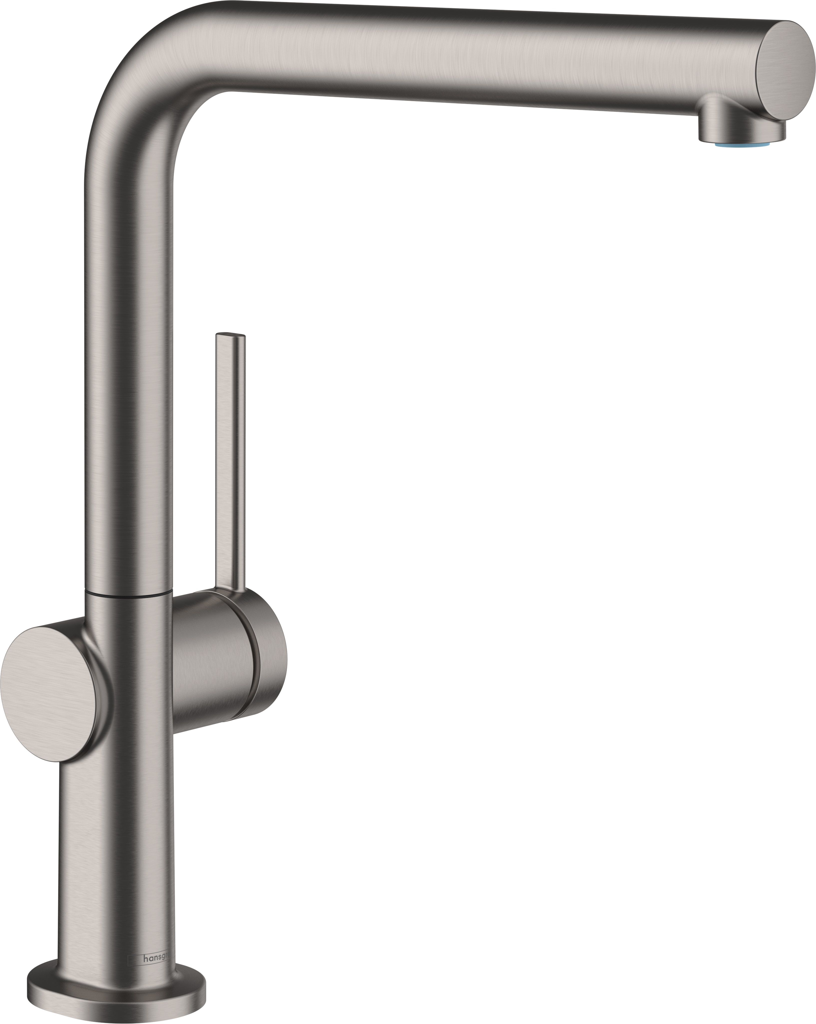 Hansgrohe Talis M54 bateria kuchenna stojąca czarny chrom szczotkowany 72840340