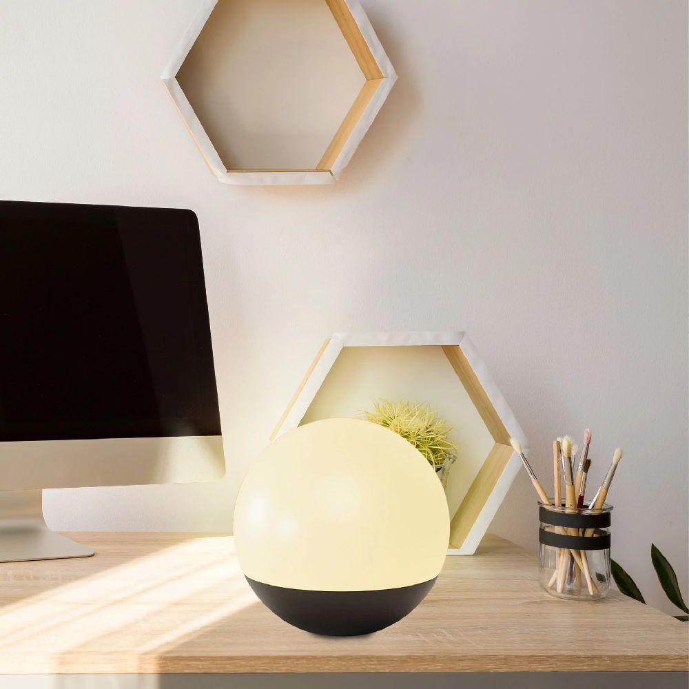Goldlux Pako lampa stołowa 1x1 W biała 325440