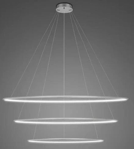 Altavola Design Led Shape lampa wisząca 1x113 W srebrna LA075/P_120_in_4k_silver
