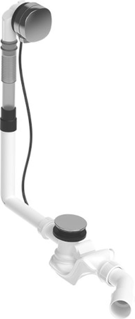 Duravit Quadroval zestaw przelewowo-odpływowy chrom 792201000001000