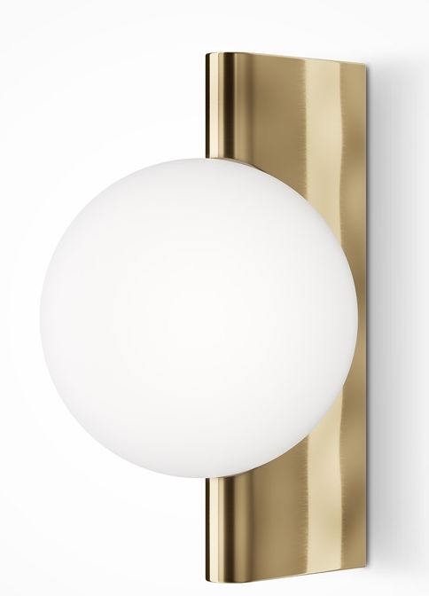 Maytoni Avant-garde kinkiet 1x25 W biały-mosiądz MOD324WL-01BS - Wysyłka w 24h