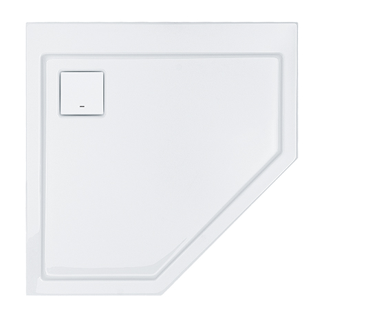 Sanplast Space Line brodzik pięciokątny 90x90 cm biały 615-110-0530-01-002
