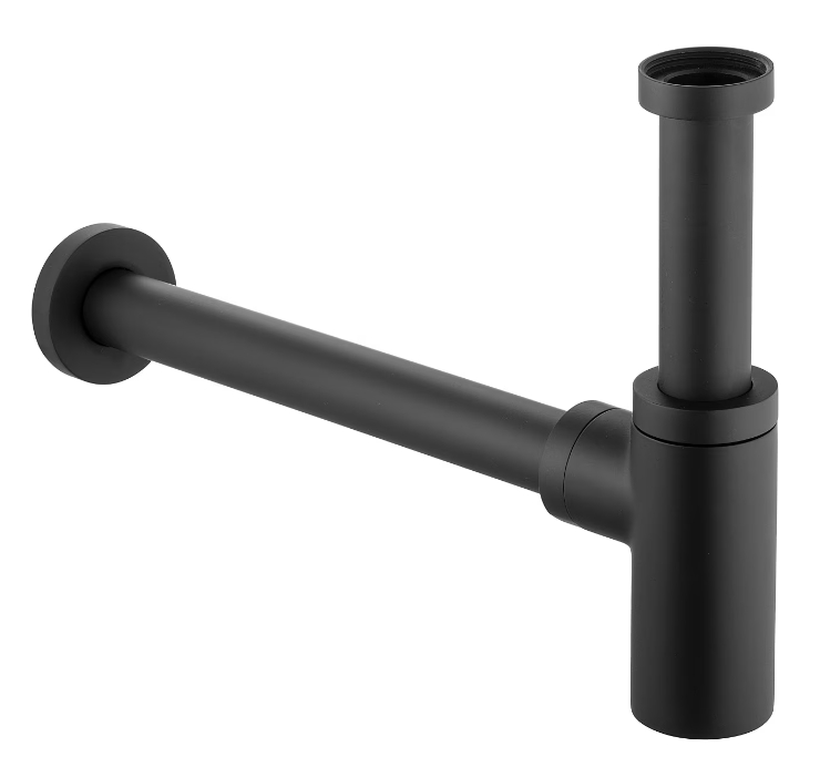 Kronenbach Lima 2.0 Black syfon do umywalki butelkowy czarny mat 41.321.000.001SM - Wysyłka w 24h