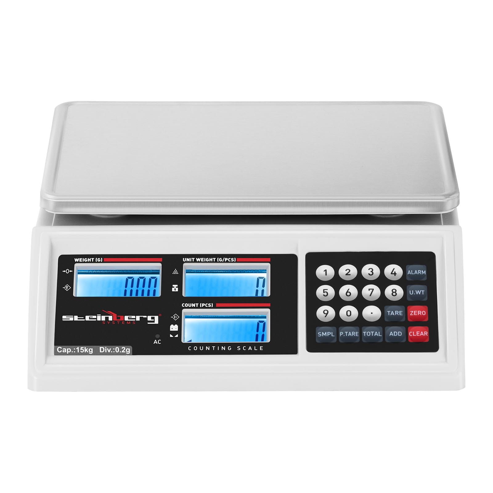 Waga kalkulacyjna, zliczająca 15kg/0,2g LCD