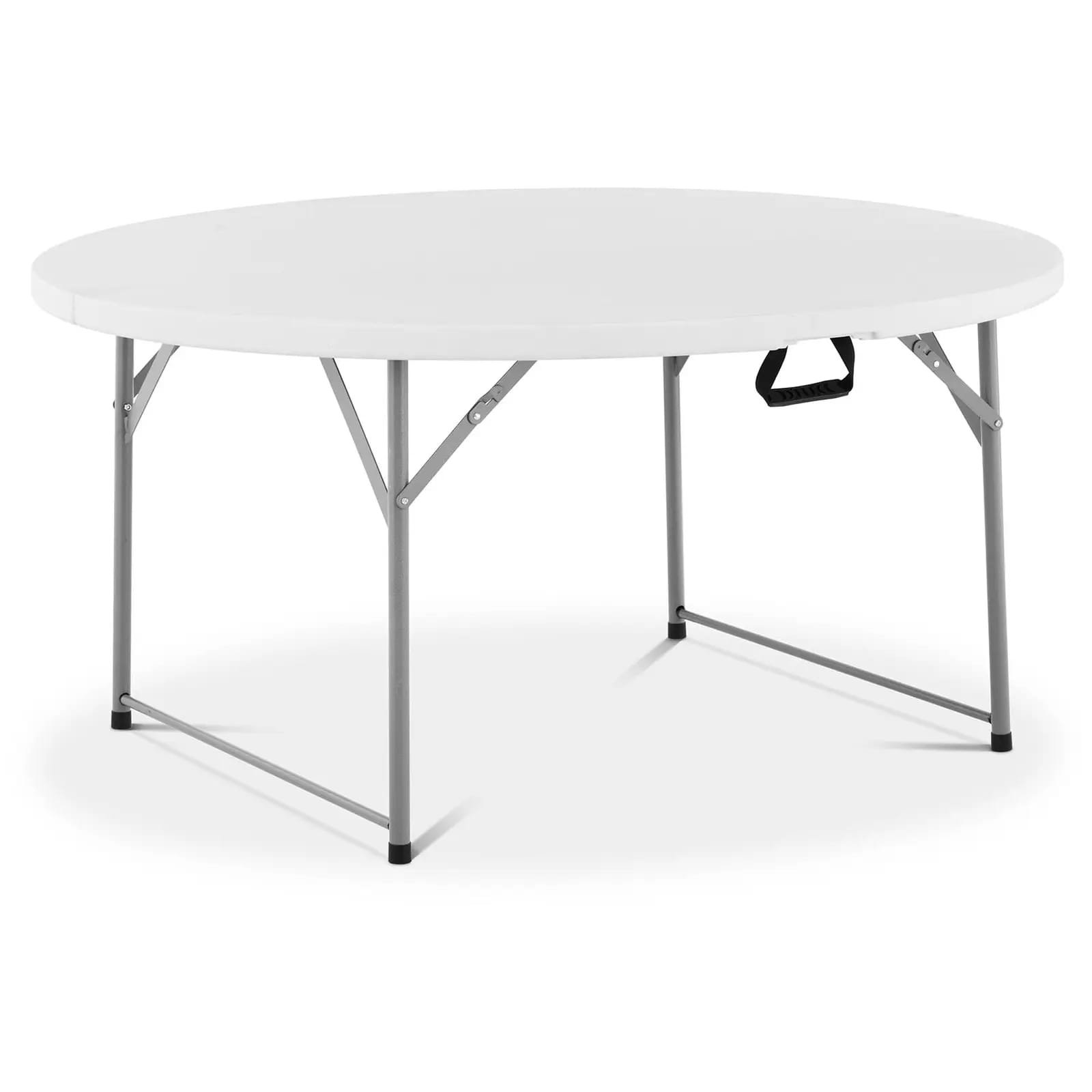 Składany stół cateringowy okrągły 150cm, biały | RC-FT_7