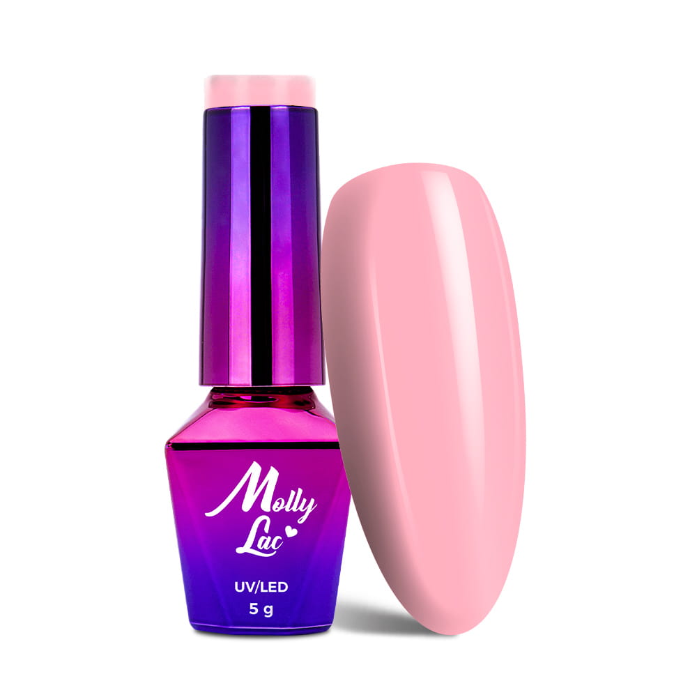 Lakier hybrydowy LED/UV Gel Polish MollyLac Wedding Yes, I Do Nr 25 Sweet Princess 5 g
