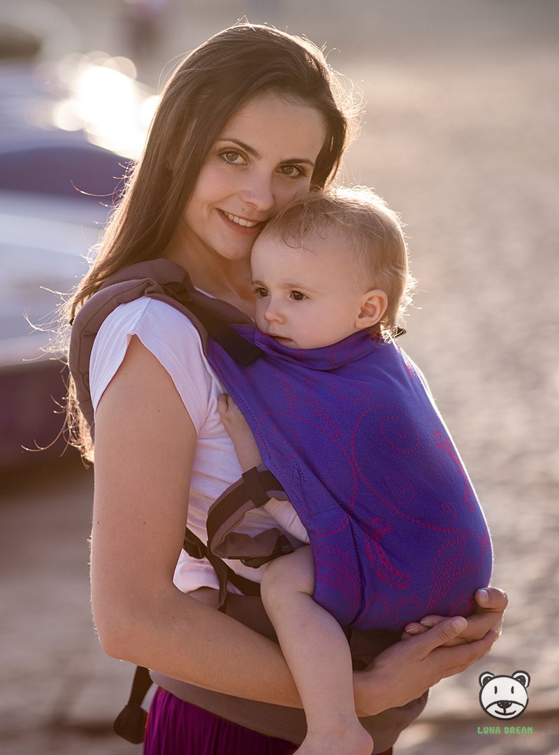 Nosidełko regulowane Grow Up Wrap: Luna Pink Podstawowy
