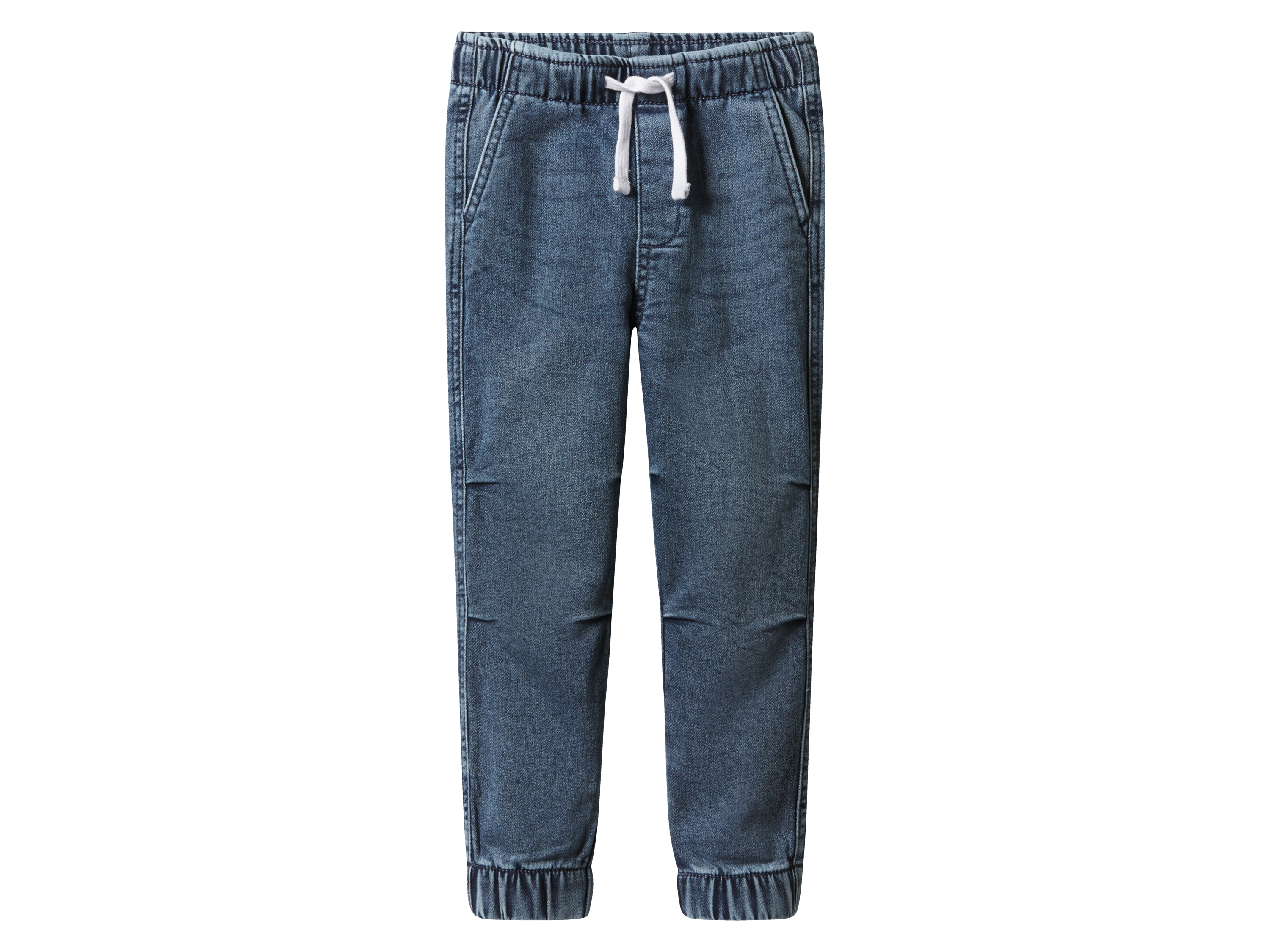 lupilu Joggery jeansowe dziecięce z bawełną Niebieski, 98/104