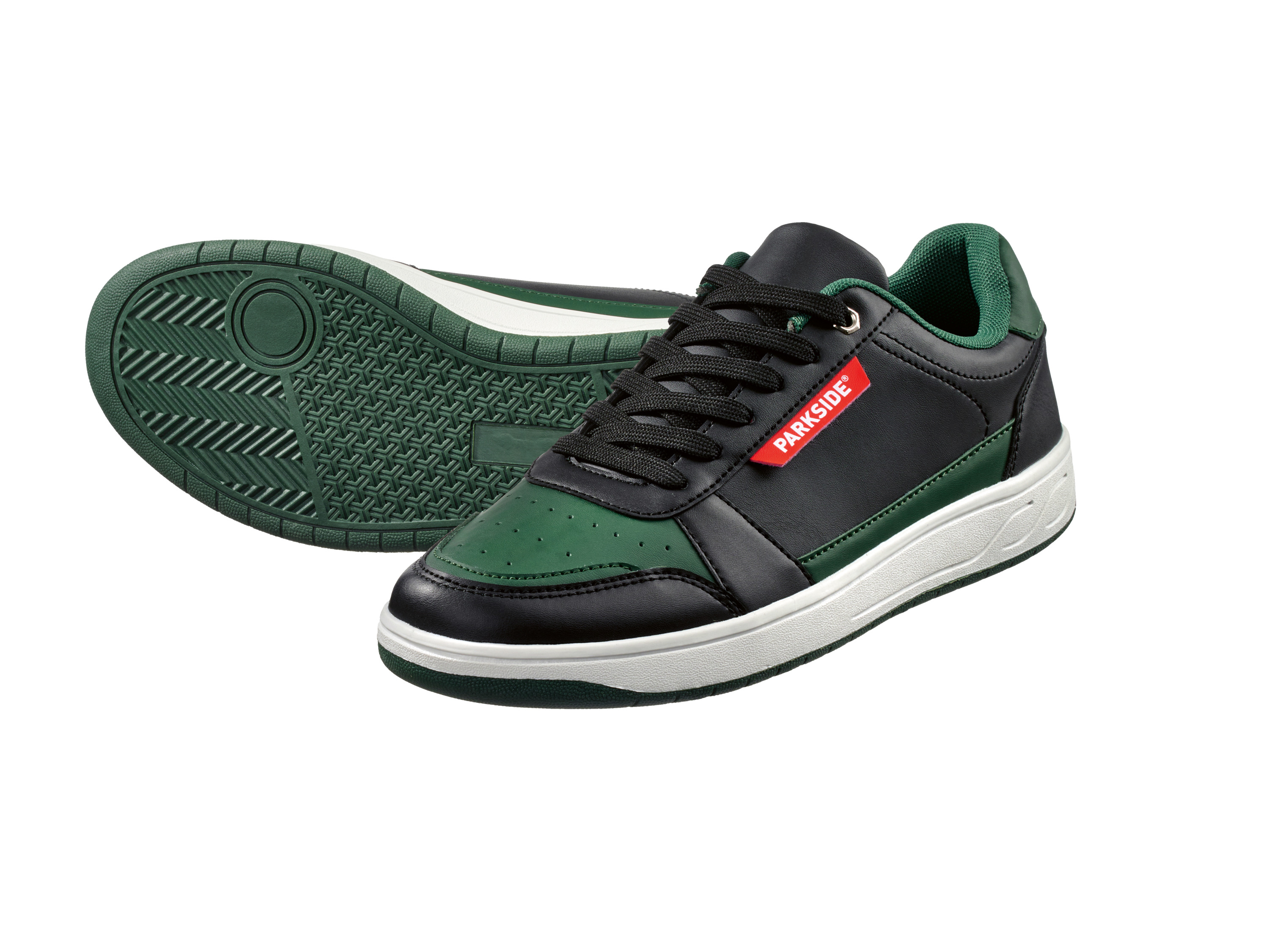Parkside Sneakersy męskie Czarny/ zielony, 43