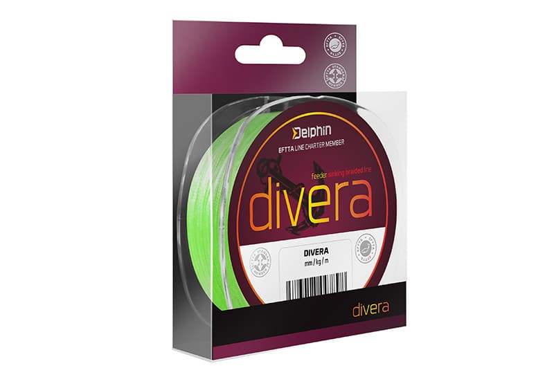 Delphin Plecionka Divera Feeder Sinking Fluo Green 150m 0,12mm