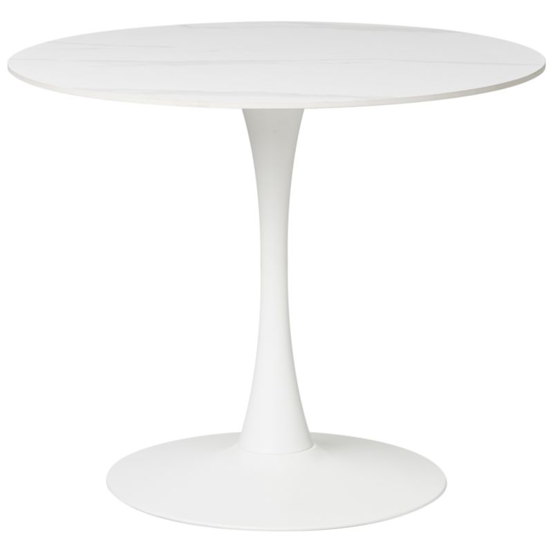 Stół do jadalni Boca Biały marmur 90 cm 90 cm Ceramika 1 szt.