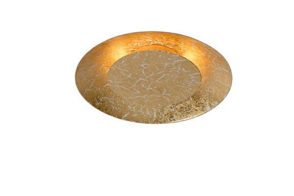 Plafon sufitowy nowoczesny Lucide Foskal złoty LED 6W 2700K 480lm IP20 wym: 5,2 x 21,5 x 21,5 cm metal - 1 szt.