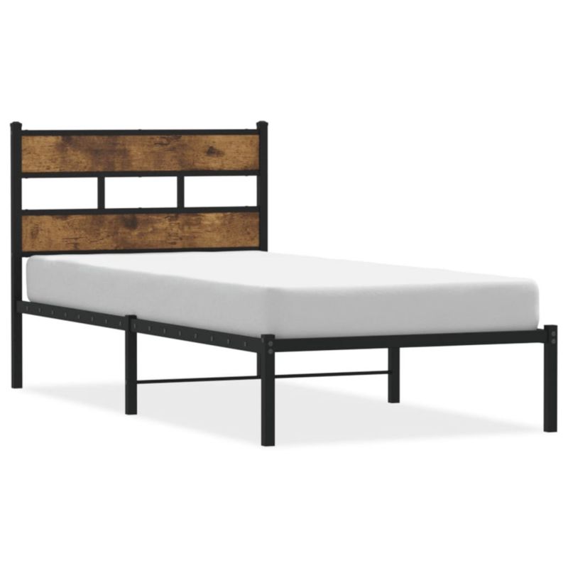 Łóżko metalowe WaszeMeble 90x190 cm dąb WM-4017045 1 szt.