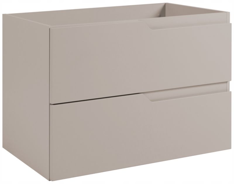 Szafka pod umywalkę Furnidea 80 cm kaszmir frezowane uchwyty Modern 1 szt.