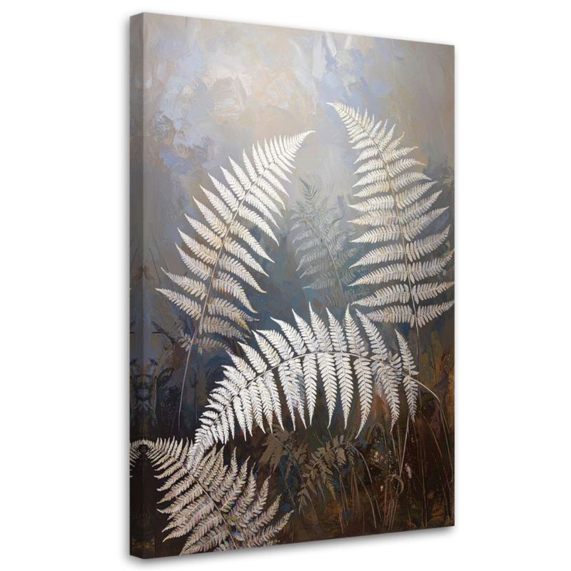 Obraz do salonu sypialni kuchni biura Feeby Liście paproci natura 60x90cm 1szt