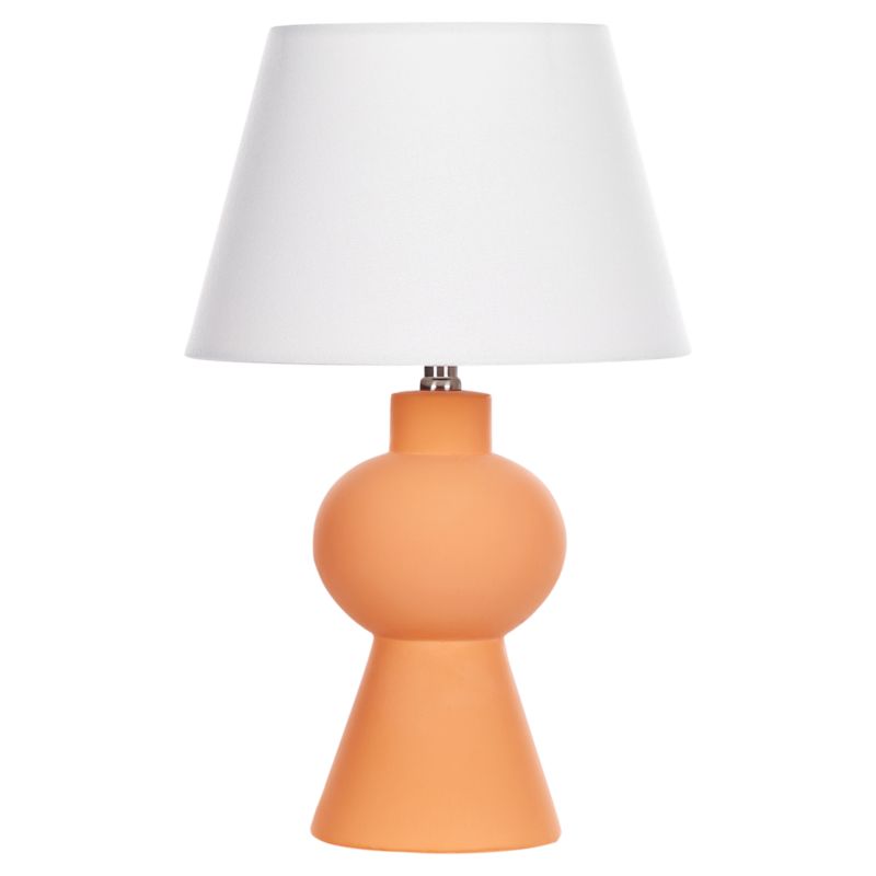 Lampa stołowa Fabilos Ceramika Pomarańczowy 1szt.