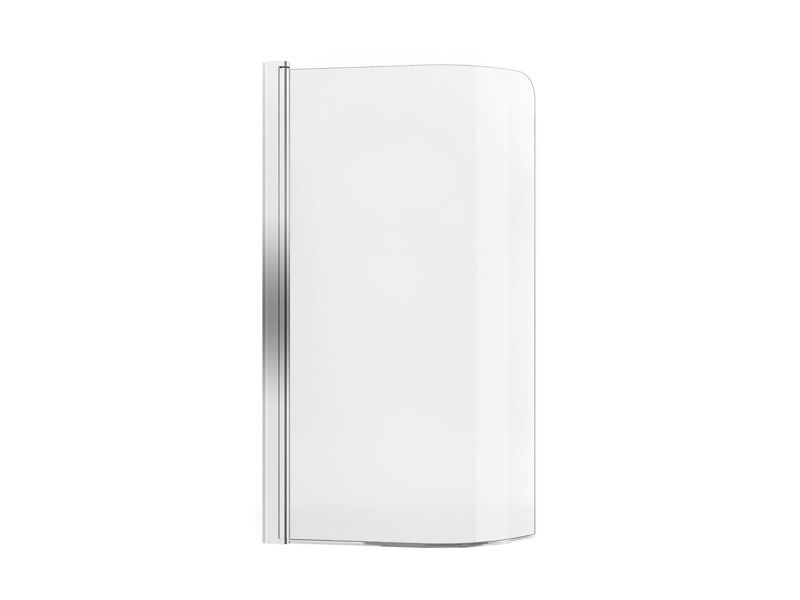 Parawan nawannowy Ravak CVSK1 Rosa 140/150 L jednoczęściowy szkło transparent chrom 1 szt