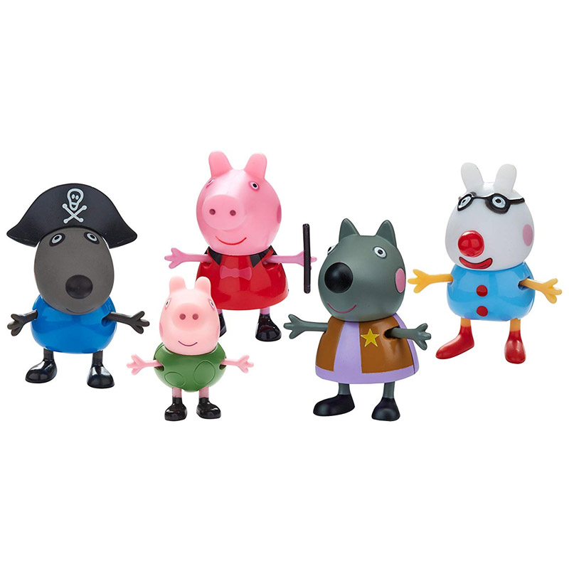 Świnka Peppa Piękne stroje zestaw 5 figurek 06667