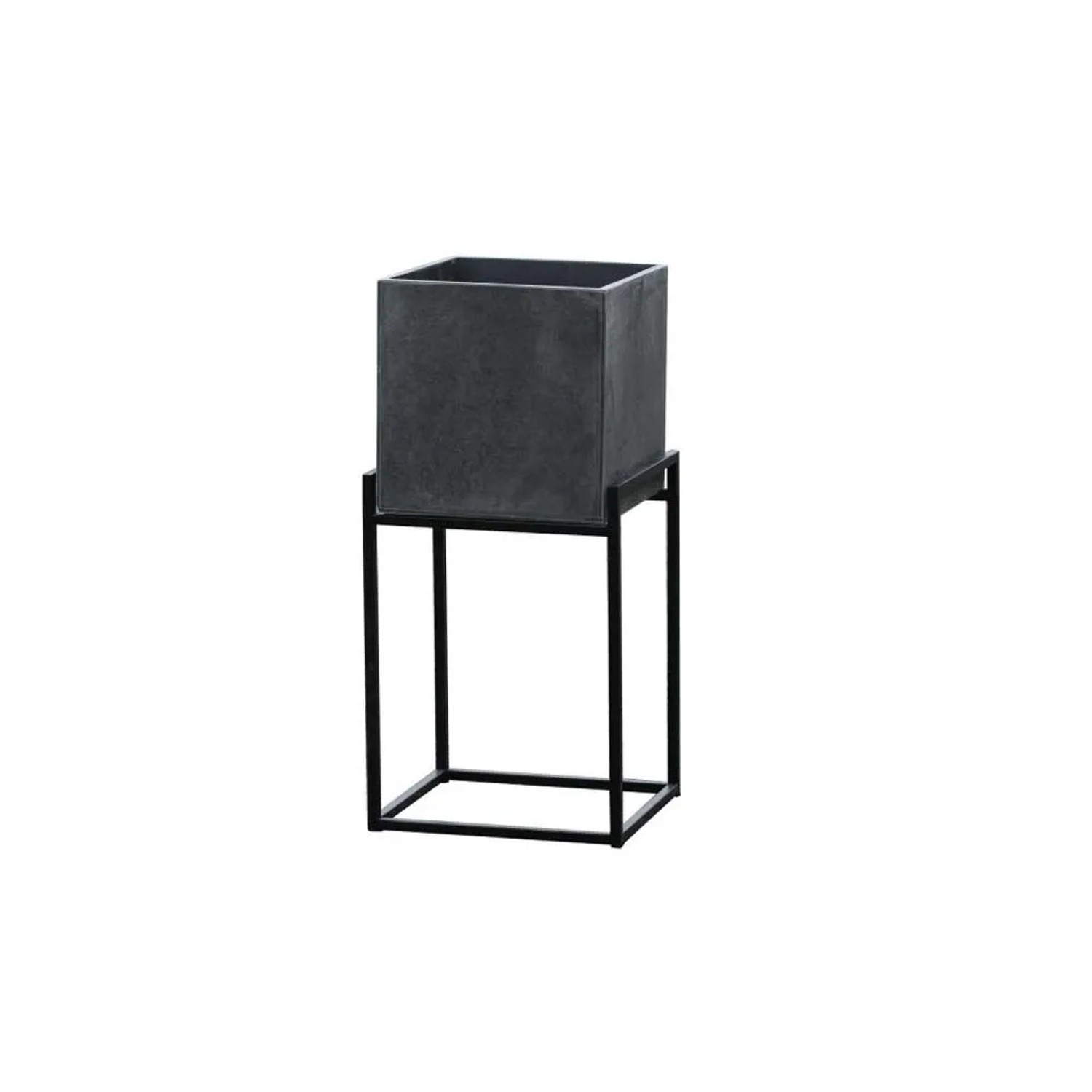 Donica Square na metalowej ramie - 29 x 29 x 29 cm