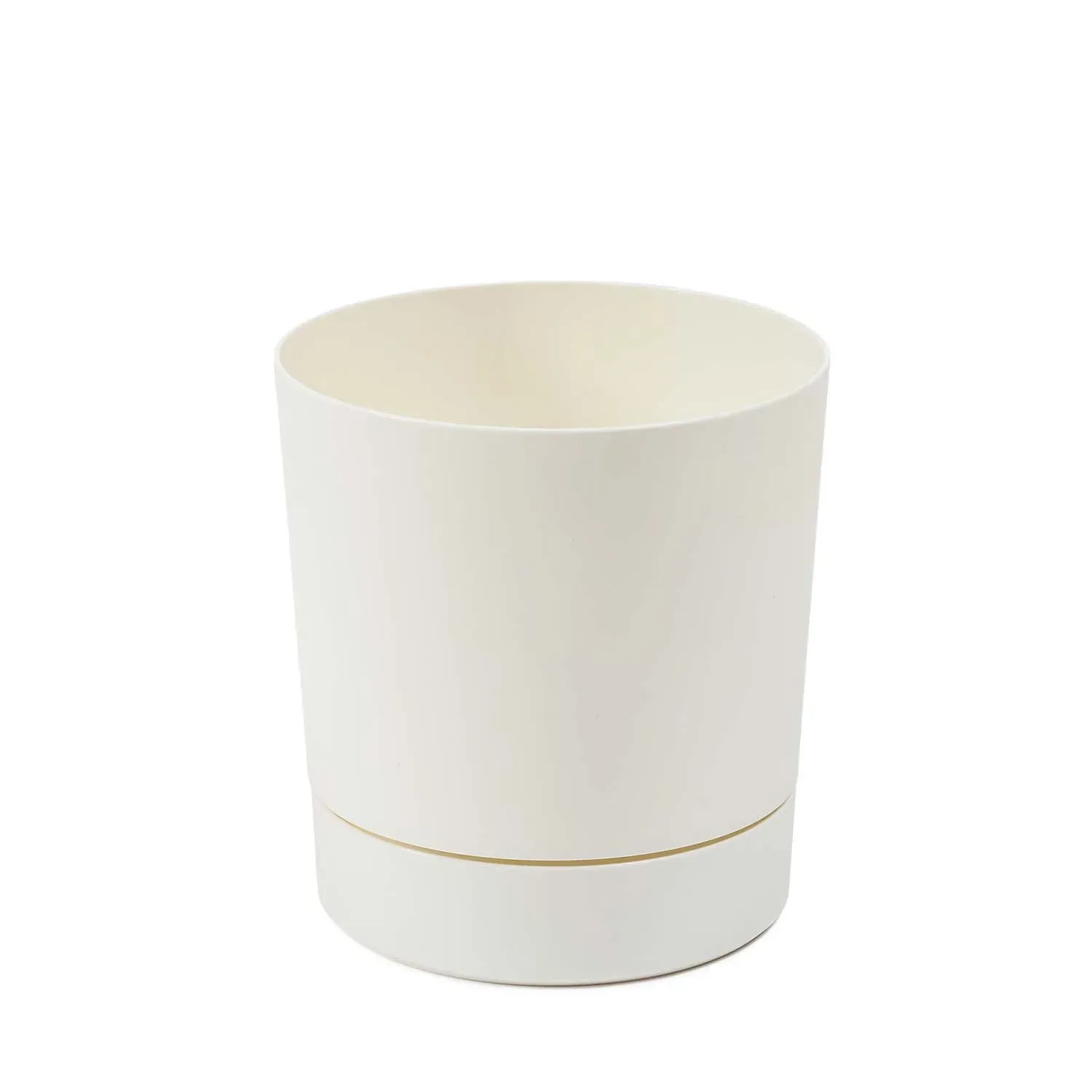 Doniczka Aura kremowa recycled - śr. 11 cm