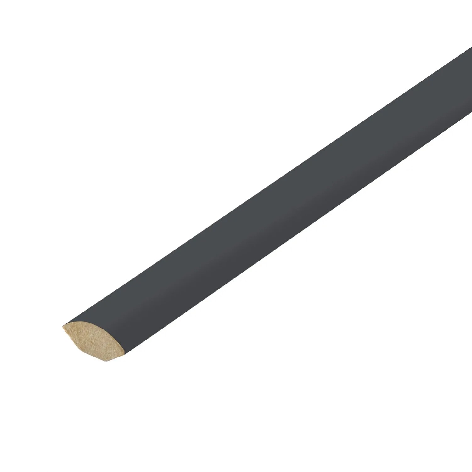 Classen Listwa wykończeniowa Uni Black 12x12 mm