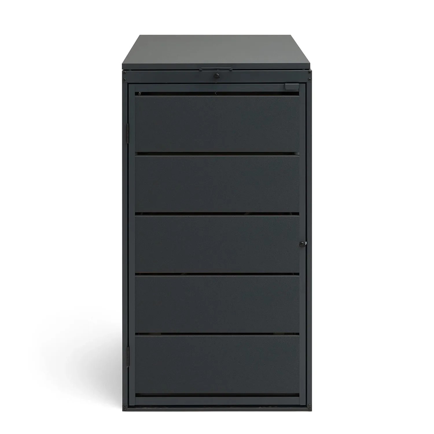 Zabudowa kosza 240 l antracyt - 126,5x69,5x83 cm
