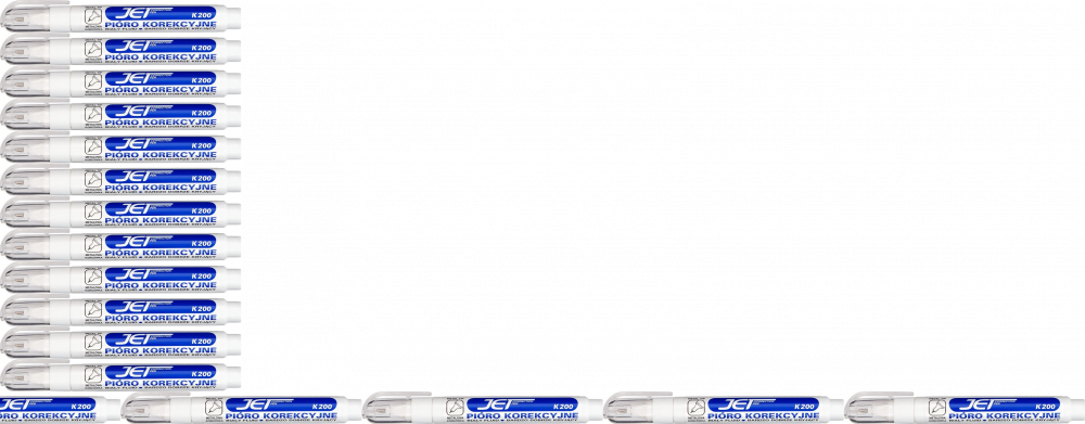 20x Korektor w piórze Kamet, 8ml
