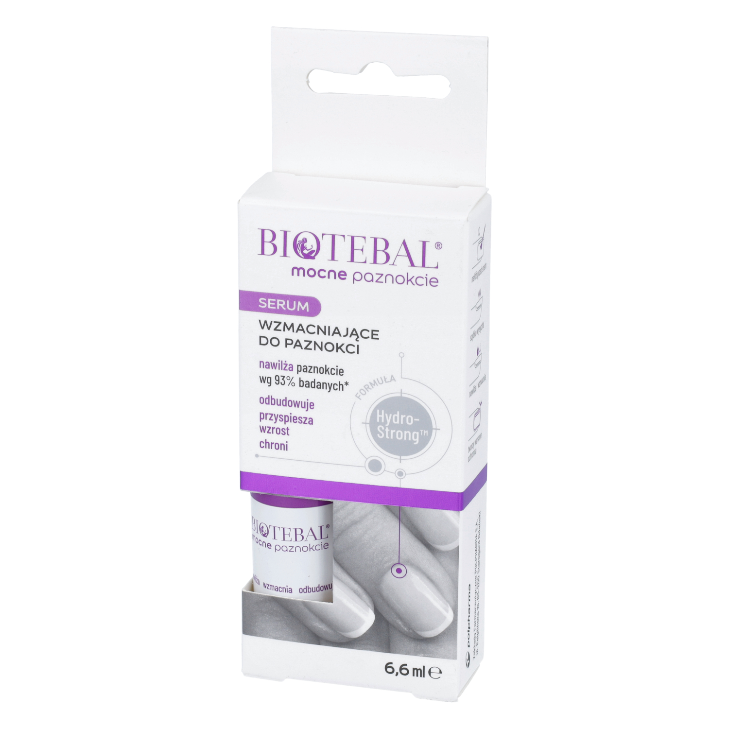 Biotebal mocne paznokcie - serum wzmacniające paznokcie, 6,6 ml