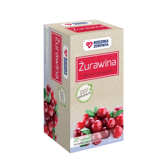 Rodzina zdrowia żurawina, herbatka, 20 saszetek