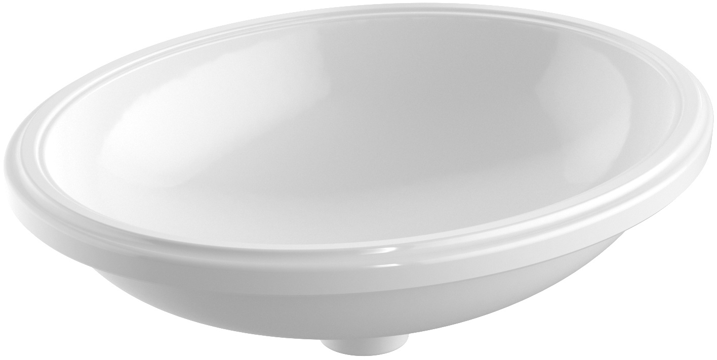 Geberit Variform umywalka 50x40 cm podblatowa owalna biała 500.754.01.2